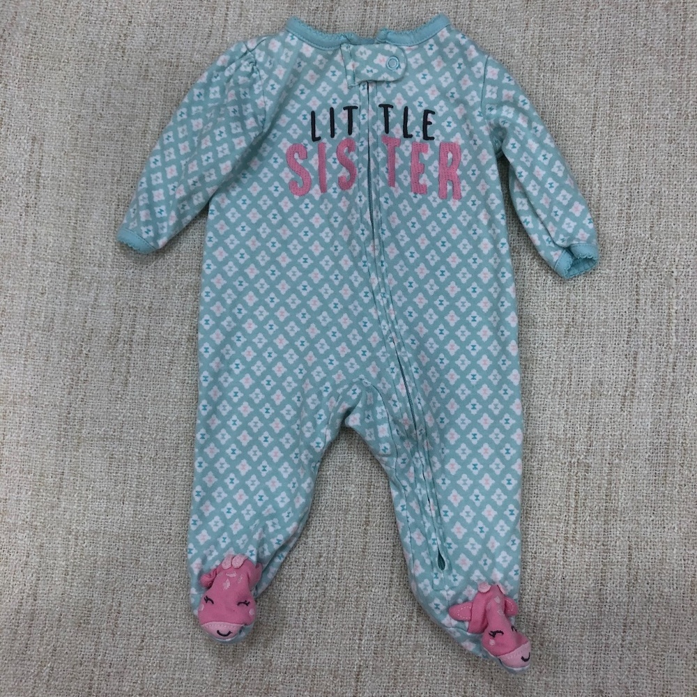 Carter's Little‎ Sister Footed Pajama 3M